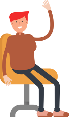 Çocuk karakter karikatür çizimi