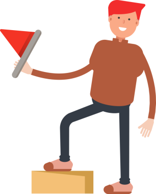 Çocuk karakter karikatür çizimi