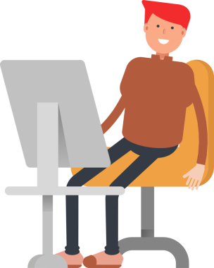 Çocuk karakter karikatür çizimi