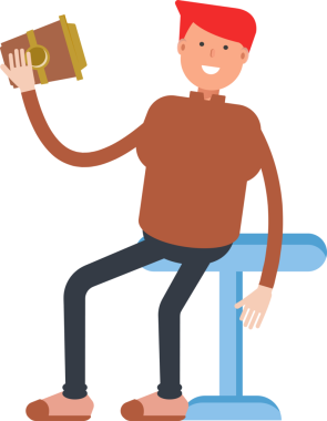 Çocuk karakter karikatür çizimi