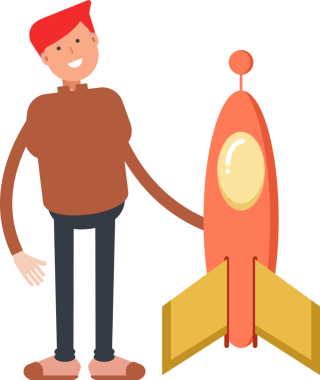 Çocuk karakter karikatür çizimi