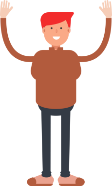 Çocuk karakter karikatür çizimi