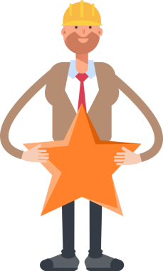 Mühendis Karakteri Bekleme Yıldızı