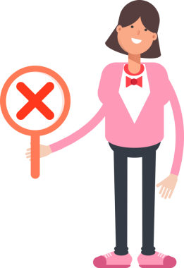 Kadın Karakteri Yanlış İşareti Gösteriyor