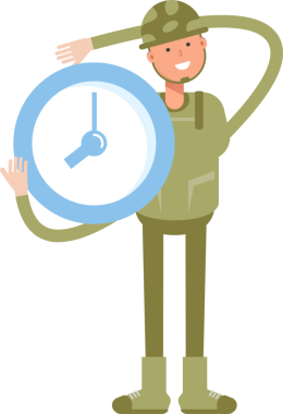 Asker Karakteri Tutma Saati