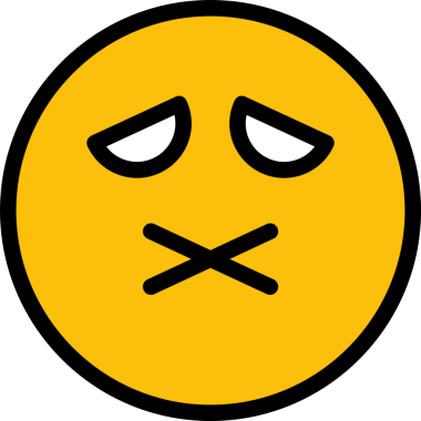 Dilsiz Yüz Emoji Clipart