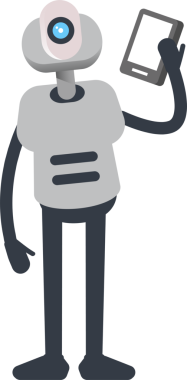 Akıllı Telefonla Konuşan Robot Karakteri