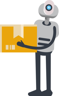 Robot Karakter Tutma Kutusu