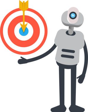 Robot Karakter Tutma Dartı