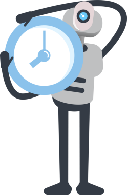 Robot Karakter Tutma Saati