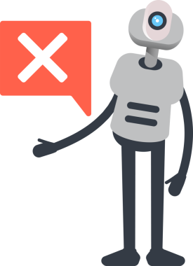 Robot Karakteri ve Yanlış İşaret