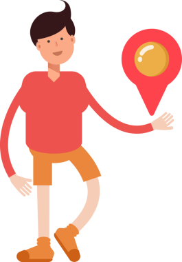 Erkek Öğrenci Karakteri Çizimi