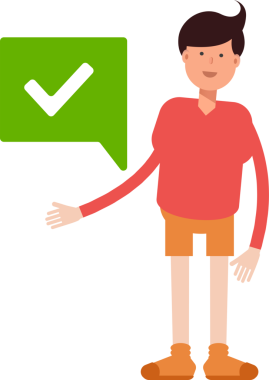 Erkek Öğrenci Karakteri Çizimi