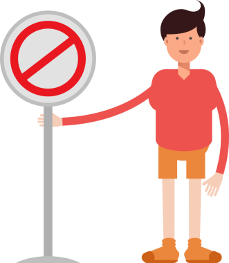 Erkek Öğrenci Karakteri Çizimi