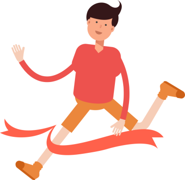 Erkek Öğrenci Karakteri Çizimi