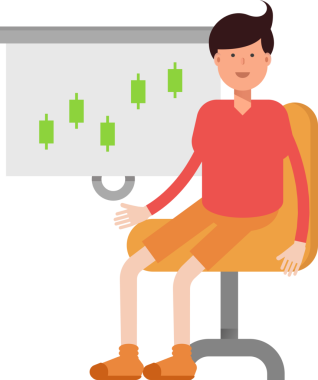 Erkek Öğrenci Karakteri Çizimi