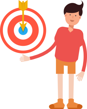 Erkek Öğrenci Karakteri Çizimi