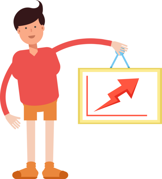 Erkek Öğrenci Karakteri Çizimi