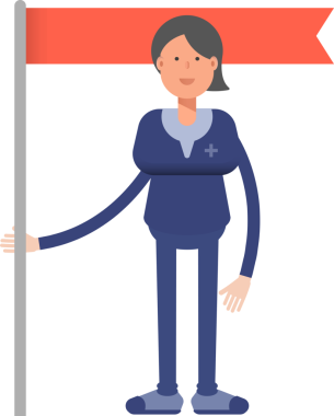 Doktor Karakter Tutucu Bayrak Direği