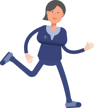 Doktor Karakter Çalışan Clipart