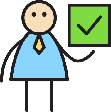 İşadamı ve Çek Damgası Figürü