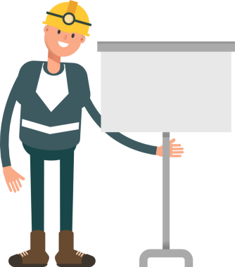 Madenci Karakteri Sunar Whiteboard