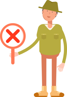 Şapka çizimi takan erkek karakter