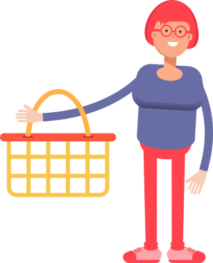 İnek Kız Karakteri Clipart