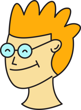 İnek Adam Avatar Clipart