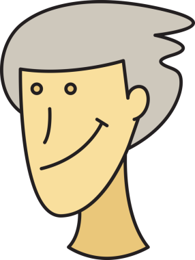 Erkek Yüzlü Avatar Clipart