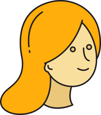 Kadın Yüzü Avatar Clipart