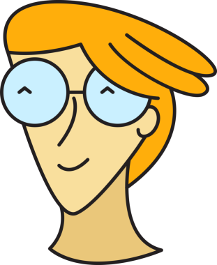 İnek Adam Avatar Clipart