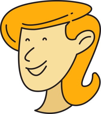 Kadın Yüzü Avatar Clipart