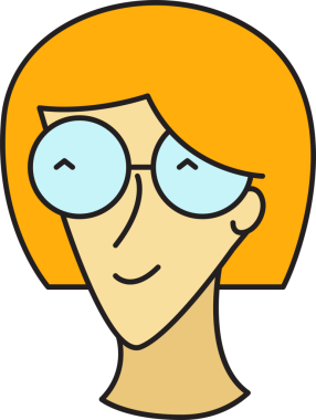 Kadın Yüzü Avatar Clipart