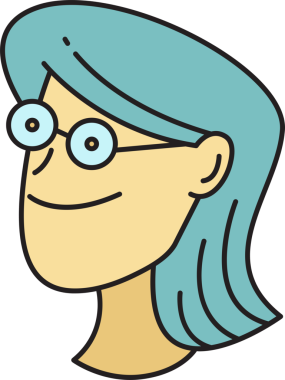 Kadın Yüzü Avatar Clipart