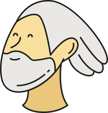 Sakallı Adam Avatar Clipart