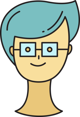 İnek Adam Avatar Clipart