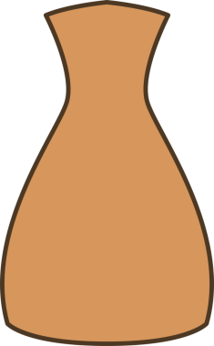 Porselen Vazo Simgesi İllüstrasyonu