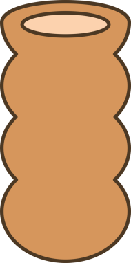 Porselen Vazo Simgesi İllüstrasyonu