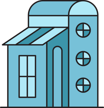 Ev Binası Simgesi Clipart