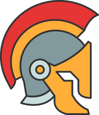 Şövalye Miğferi Simgesi Clipart