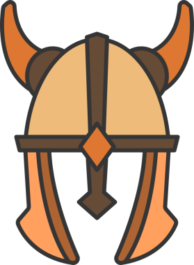 Viking Askeri Miğfer Simgesi