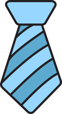 Doodle Boyunbağı Simgesi Clipart