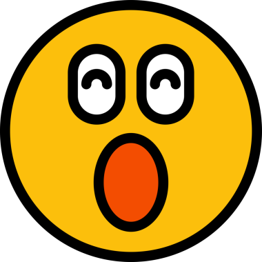 Şaşırmış Yüz Emoji Clipart