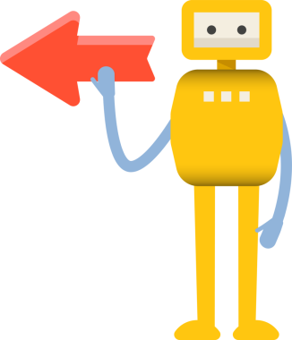 Çizgi Robot Karakteri Clipart