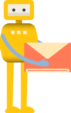 Çizgi Robot Karakteri Clipart