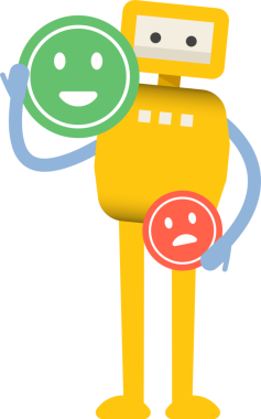 Çizgi Robot Karakteri Clipart