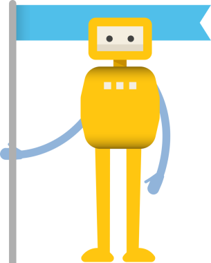 Çizgi Robot Karakteri Clipart