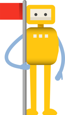 Çizgi Robot Karakteri Clipart