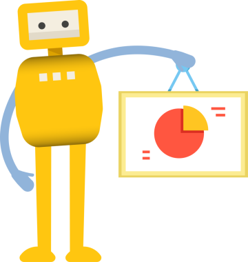 Çizgi Robot Karakteri Clipart